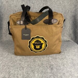 Filson Smokey Rugged Twill Zippered Tote Bag